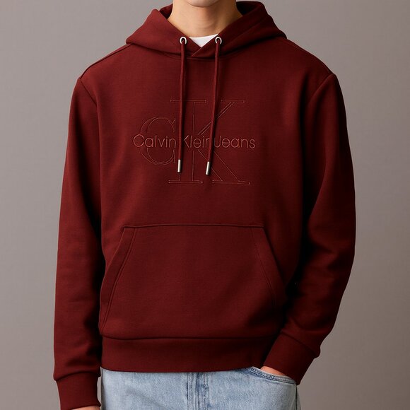 Calvin Klein Men's Monogram Logo Hoodie size: Medium - Picture 5 of 7